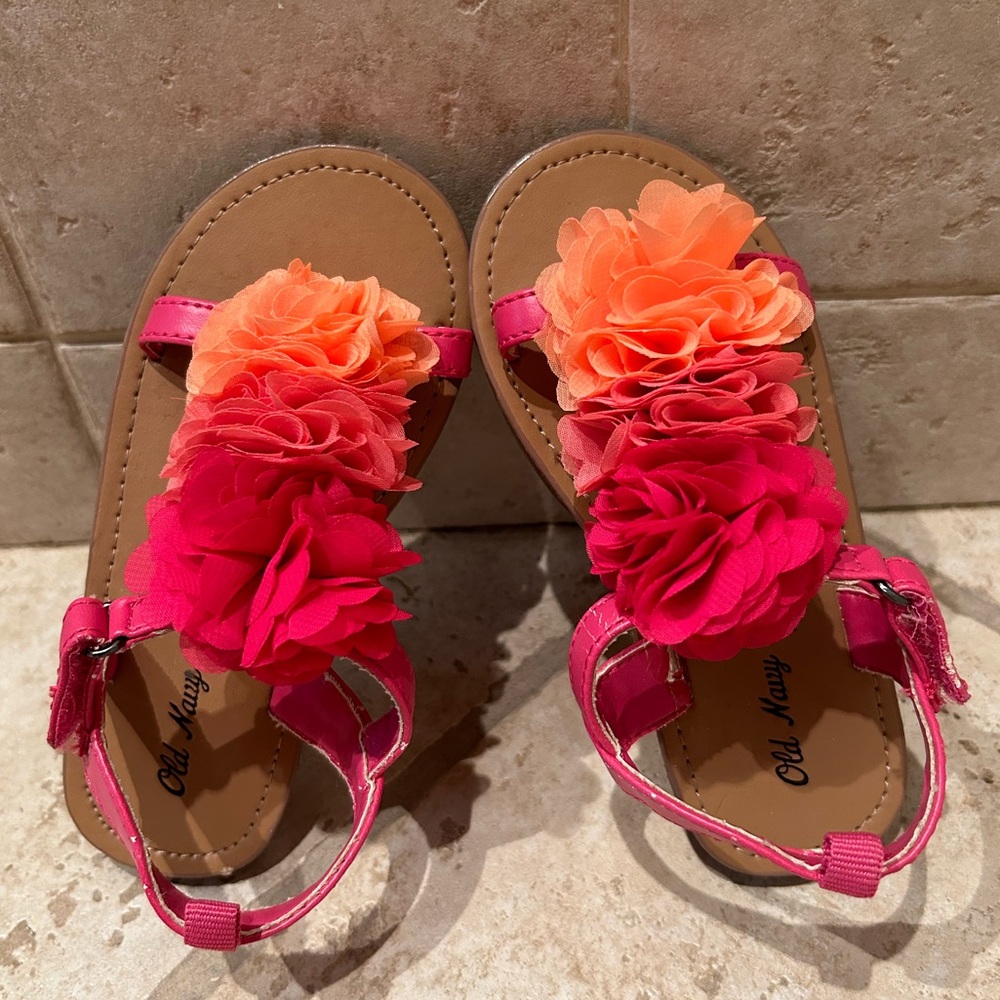 TARGET PINK and ORANGE SANDLES